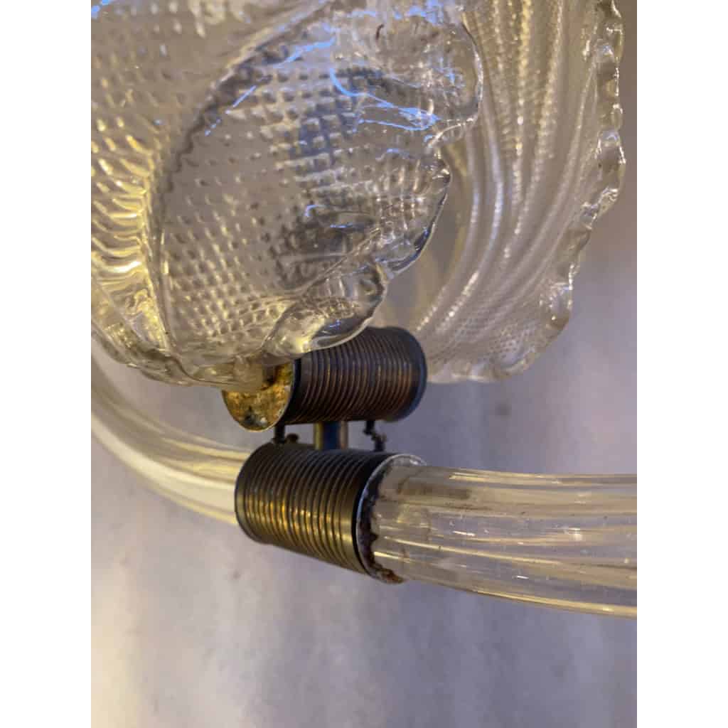 1950’ Lustre Cage Barovier e Toso Feuillage | Biron 1950’ Lustre Cage Barovier e Toso Feuillage