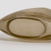 Flacon « Telline » verre blanc patiné sépia de René LALIQUE | Biron Flacon "Telline" verre blanc patiné sépia de René LALIQUE