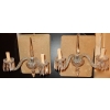 1940/50′ Paire d’Appliques Au Poignard En Cristal De Baccarat | Biron |||||||||