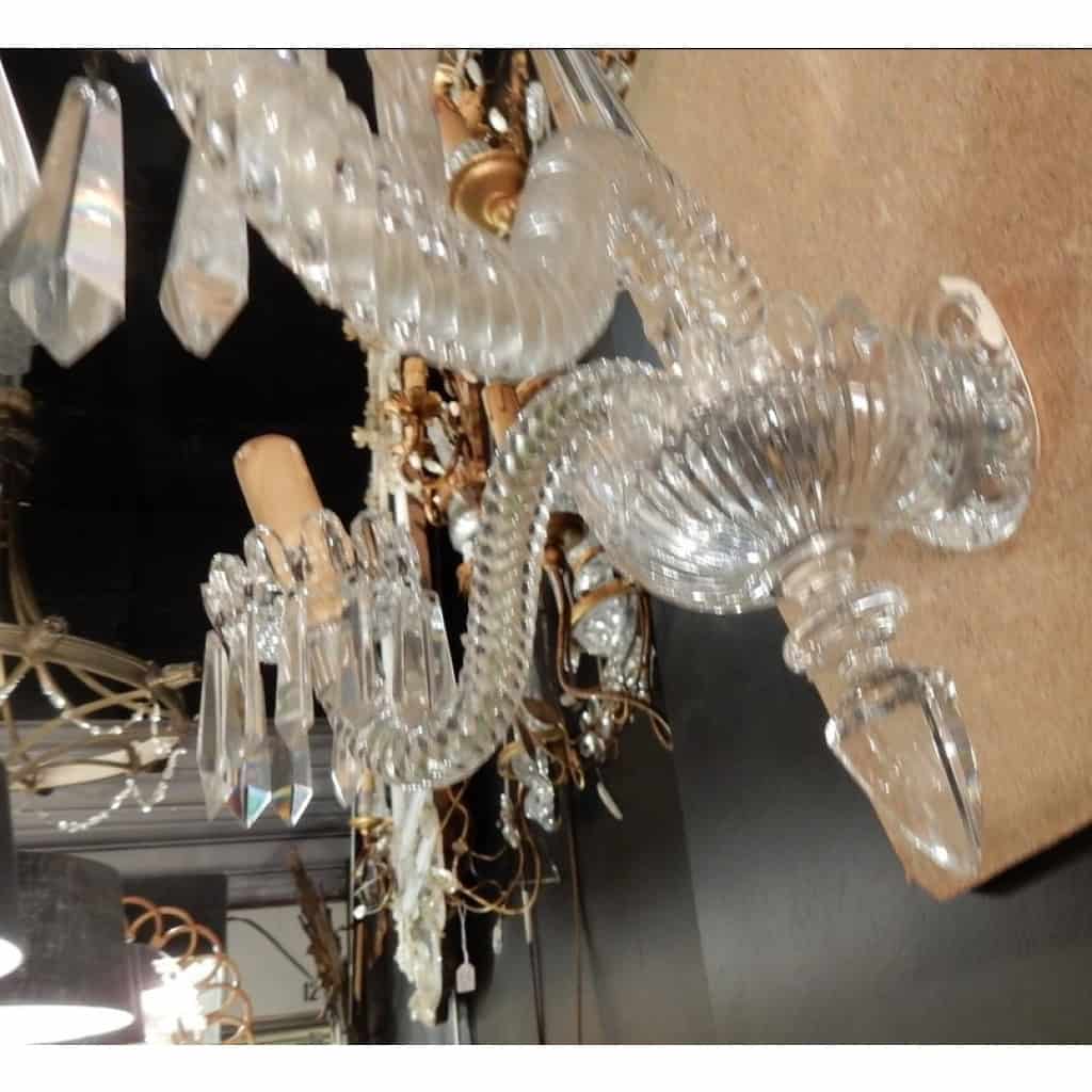 1940/50′ Paire d’Appliques Au Poignard En Cristal De Baccarat | Biron 1940/50' Paire d'Appliques Au Poignard En Cristal De Baccarat
