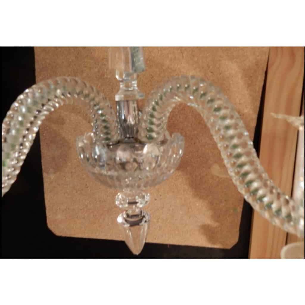 1940/50′ Paire d’Appliques Au Poignard En Cristal De Baccarat | Biron 1940/50' Paire d'Appliques Au Poignard En Cristal De Baccarat
