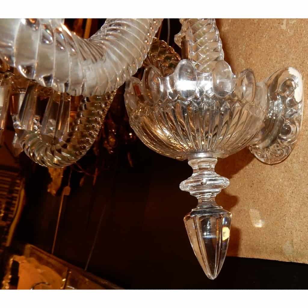 1940/50′ Paire d’Appliques Au Poignard En Cristal De Baccarat | Biron 1940/50' Paire d'Appliques Au Poignard En Cristal De Baccarat