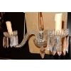 1940/50′ Paire d’Appliques Au Poignard En Cristal De Baccarat | Biron 1940/50' Paire d'Appliques Au Poignard En Cristal De Baccarat