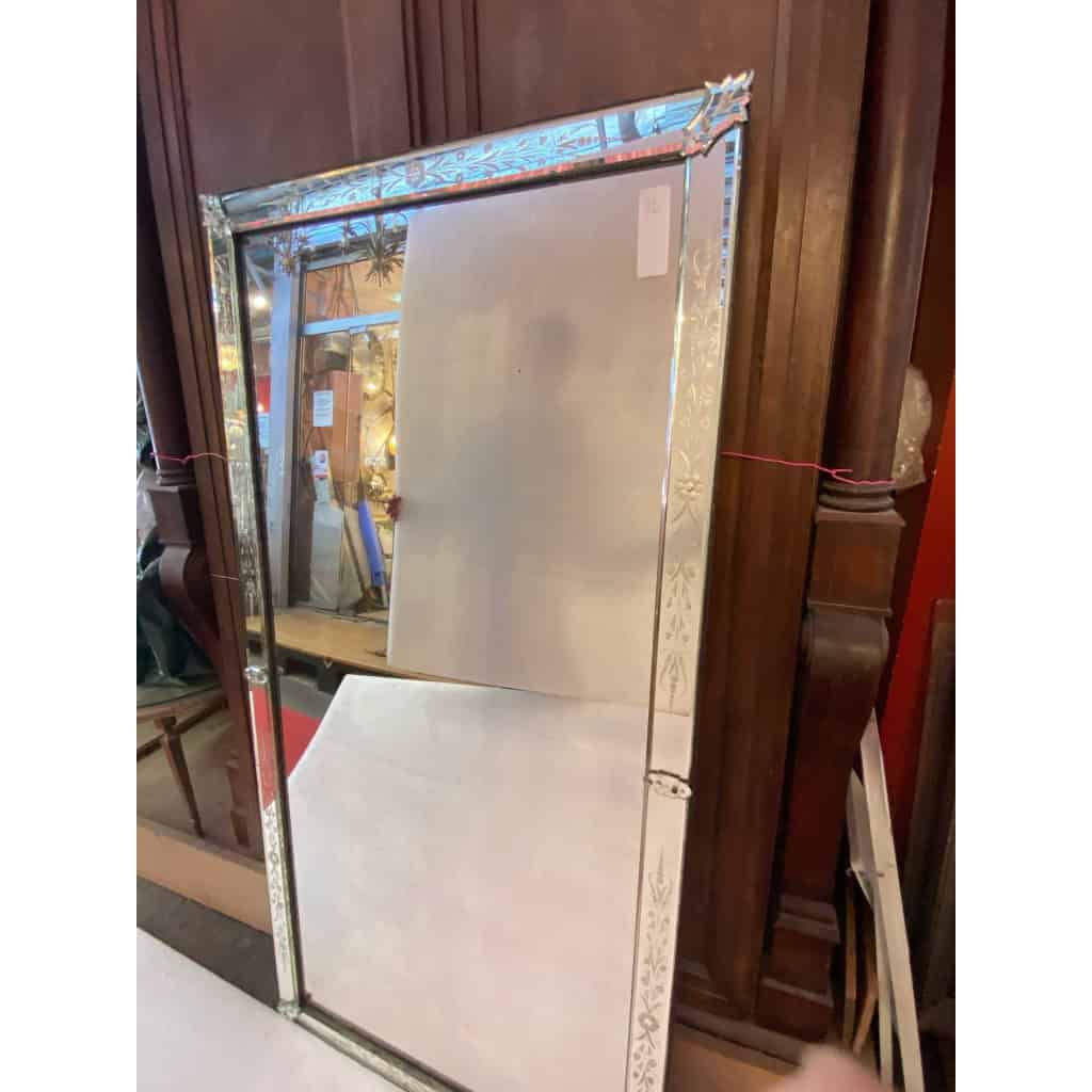 1950′ Miroir Venise à Fleurs | Biron 1950′ Miroir Venise à Fleurs