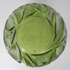 Vase « Sauterelles » verre vert absinthe patiné blanc de René LALIQUE | Biron Vase "Sauterelles" verre vert absinthe patiné blanc de René LALIQUE