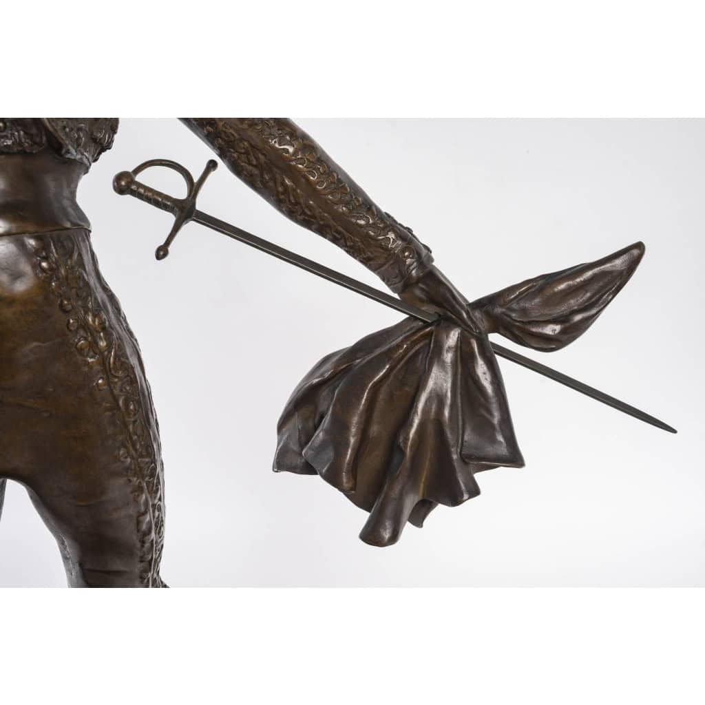 Sculpture en bronze patiné représentant un toréador, début du XXème siècle. | Biron Sculpture en bronze patiné représentant un toréador, début du XXème siècle.