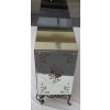 1950/70′ Paire De Buffets Miroir Avec Décor Fleurs Églomisées