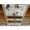 1950/70′ Paire De Buffets Miroir Avec Décor Fleurs Églomisées