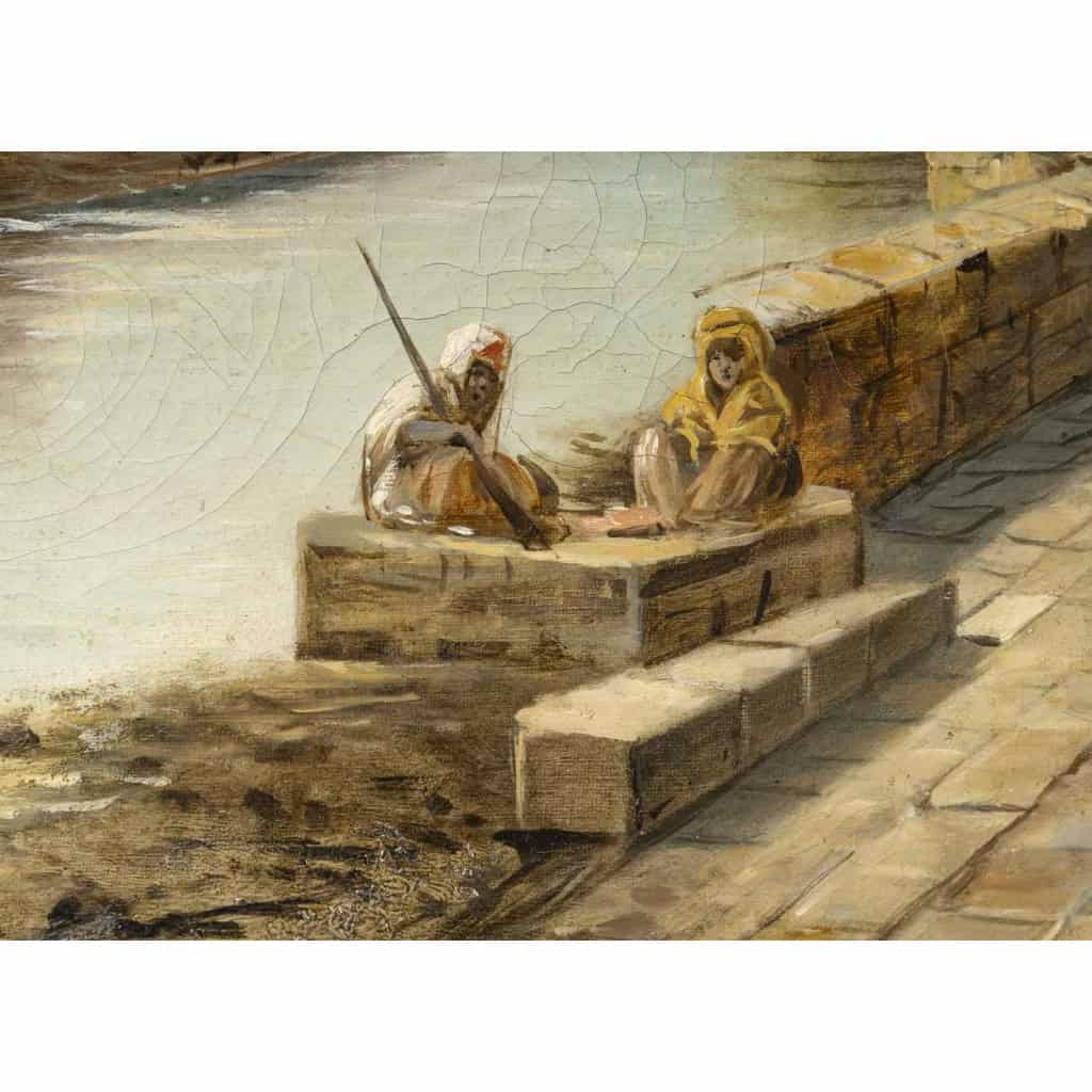 Très beau tableau huile sur toile d’époque 19ème siècle