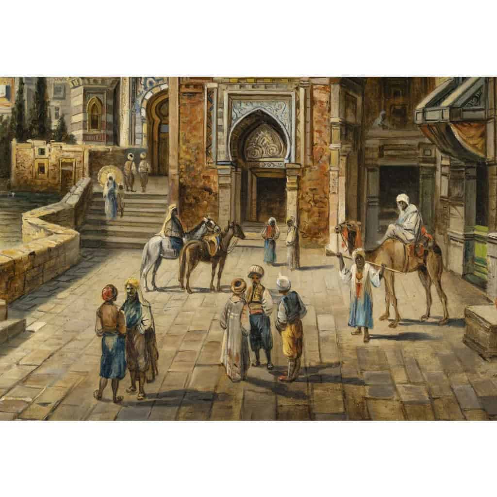 Très beau tableau huile sur toile d’époque 19ème siècle