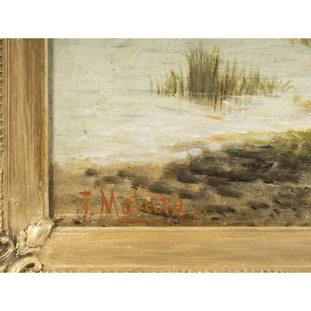 Très beau tableau huile sur toile d’époque 19ème siècle