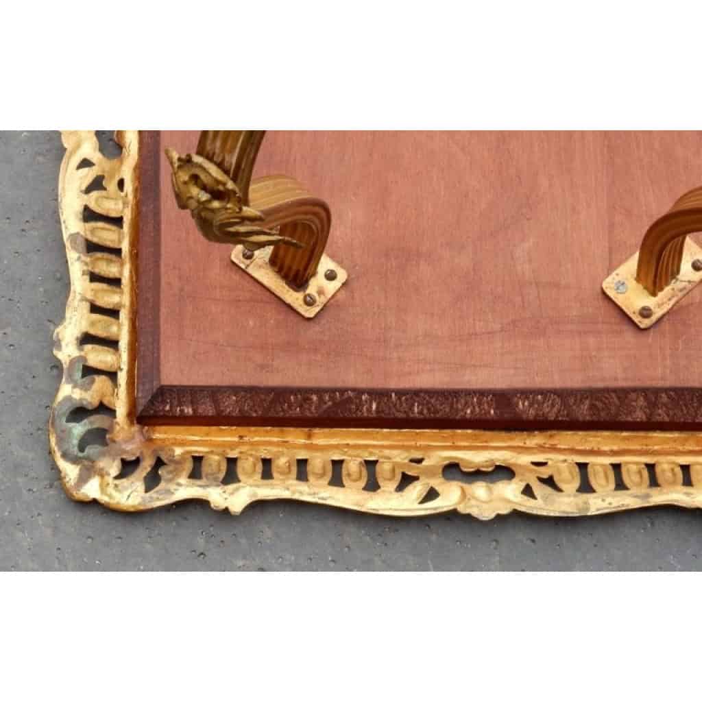1880/1900′ Sellette Style Louis XIV Bronze Et Opaline 6