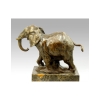 Sculpture en bronze patiné d’un éléphant, XXème siècle.