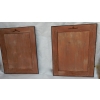 1970/80 Paire De Miroirs Venise Style Louis 14 Avec Ornements En Verre Bleu | Biron 1970/80 Paire De Miroirs Venise Style Louis 14 Avec Ornements En Verre Bleu