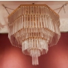 1970′ Lustre Plafonnier Murano Venini | Biron 1970′ Lustre Plafonnier Murano Venini