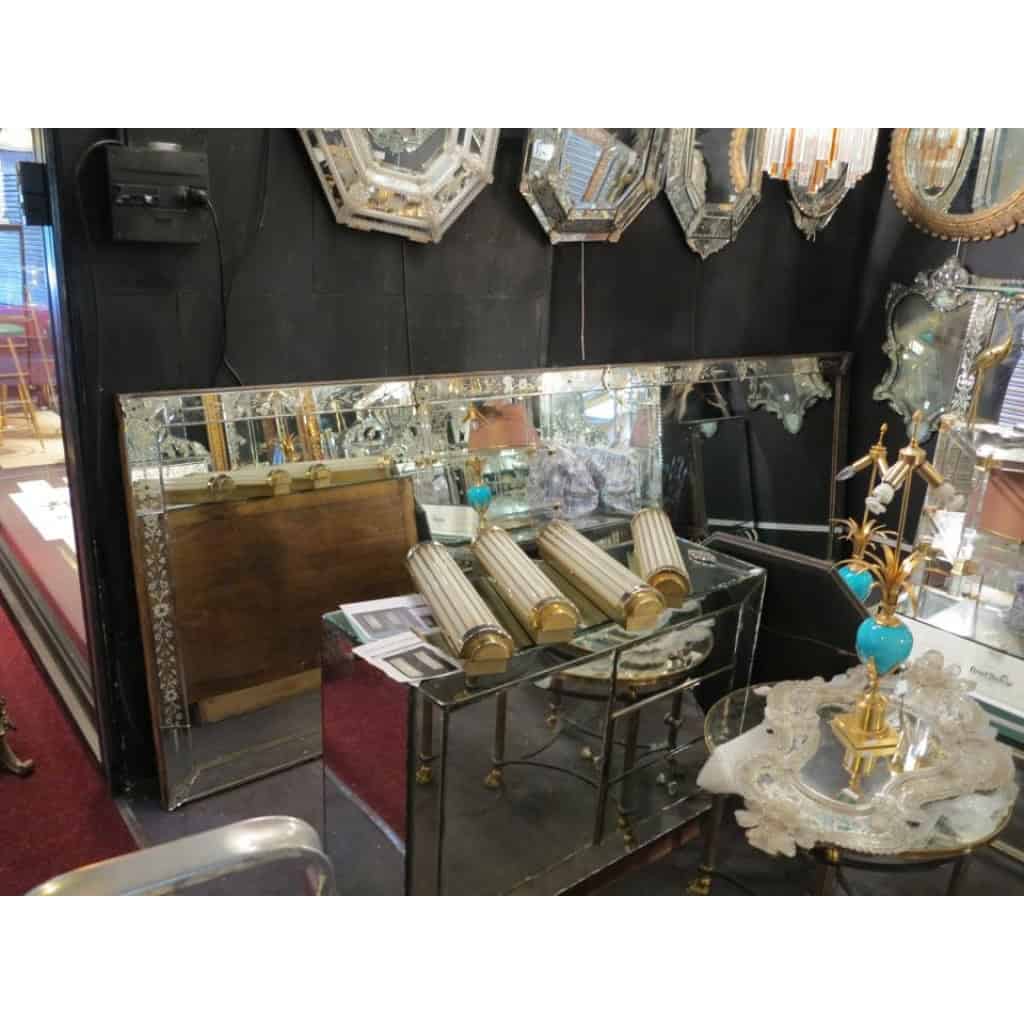 1900′ Miroir Venitien Rectangulaire | Biron ||||||