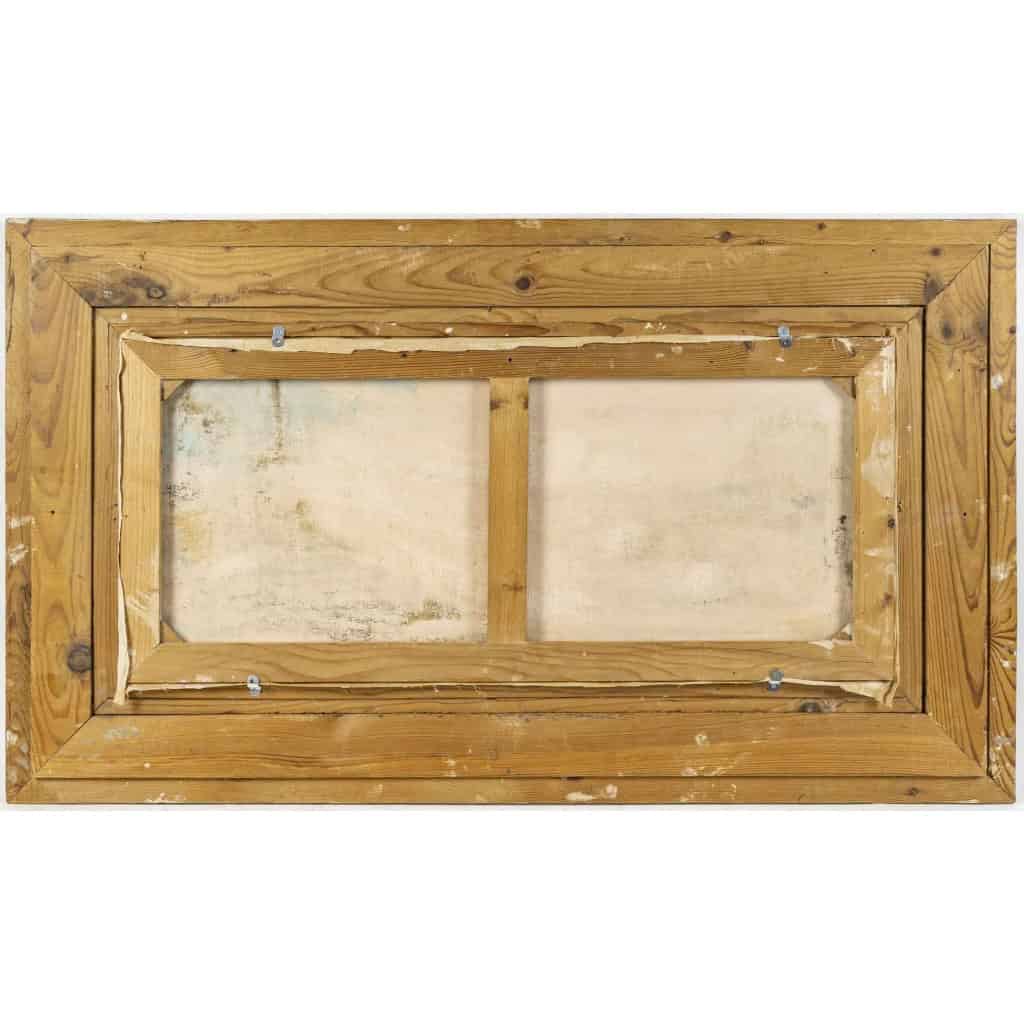Huile sur toilepar Pierre AUZOLE ( Orientaliste ) « OASIS » sud Algérien ou Maroc XIX ème siècle | Biron Huile sur toilepar Pierre AUZOLE ( Orientaliste ) "OASIS" sud Algérien ou Maroc XIX ème siècle