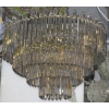 1970′ Lustre 180 Cristaux 17 Ampoules Hauteur 94 x Diamètre 64 cm | Biron 1970′ Lustre 180 Cristaux 17 Ampoules Hauteur 94 x Diamètre 64 cm