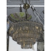 1970′ Lustre 180 Cristaux 17 Ampoules Hauteur 94 x Diamètre 64 cm | Biron 1970′ Lustre 180 Cristaux 17 Ampoules Hauteur 94 x Diamètre 64 cm