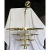1970′ Lustre 180 Cristaux 17 Ampoules Hauteur 94 x Diamètre 64 cm | Biron 1970′ Lustre 180 Cristaux 17 Ampoules Hauteur 94 x Diamètre 64 cm