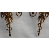 1880′ Paire d’Appliques En Bronze Enfants Jouant Des 2 Trompettes Modèle de Jean HAURE | Biron 1880′ Paire d’Appliques En Bronze Enfants Jouant Des 2 Trompettes Modèle de Jean HAURE