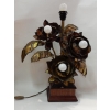 1970′ Lampe Aux Anémones en Métal Style Maison Jansen 3 Têtes Genre Baroque | Biron 1970′ Lampe Aux Anémones en Métal Style Maison Jansen 3 Têtes Genre Baroque