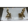 1970′ Table Basse Aux Aigles En Bronze Doré Signée De Boeltz Pour Roméo Paris