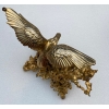 1970′ Table Basse Aux Aigles En Bronze Doré Signée De Boeltz Pour Roméo Paris