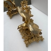 1970′ Table Basse Aux Aigles En Bronze Doré Signée De Boeltz Pour Roméo Paris