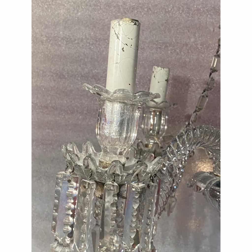 1950′ Lustre Cristal 5 Bras Baccarat | Biron 1950′ Lustre Cristal 5 Bras Baccarat