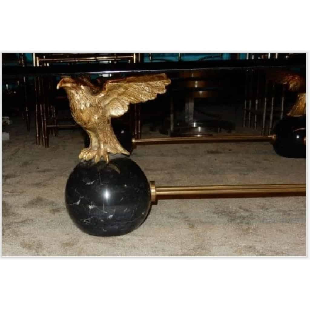 1970′ Table Basse Aux Aigles de Style Maison Charles, Jansen Ou Baguès