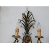 1950/70′ Paire d’Appliques au Feuillage Ananas Style Maison Baguès | Biron 1950/70′ Paire d’Appliques au Feuillage Ananas Style Maison Baguès