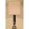 1980 Paire de lampes en métal argenté signées MURGEX Paris France | Biron 1980 Paire de lampes en métal argenté signées MURGEX Paris France