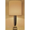 1980 Paire de lampes en métal argenté signées MURGEX Paris France | Biron 1980 Paire de lampes en métal argenté signées MURGEX Paris France