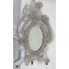 1880/1900′ Miroir Murano Décoré de Fleurs en Micromosaique 15