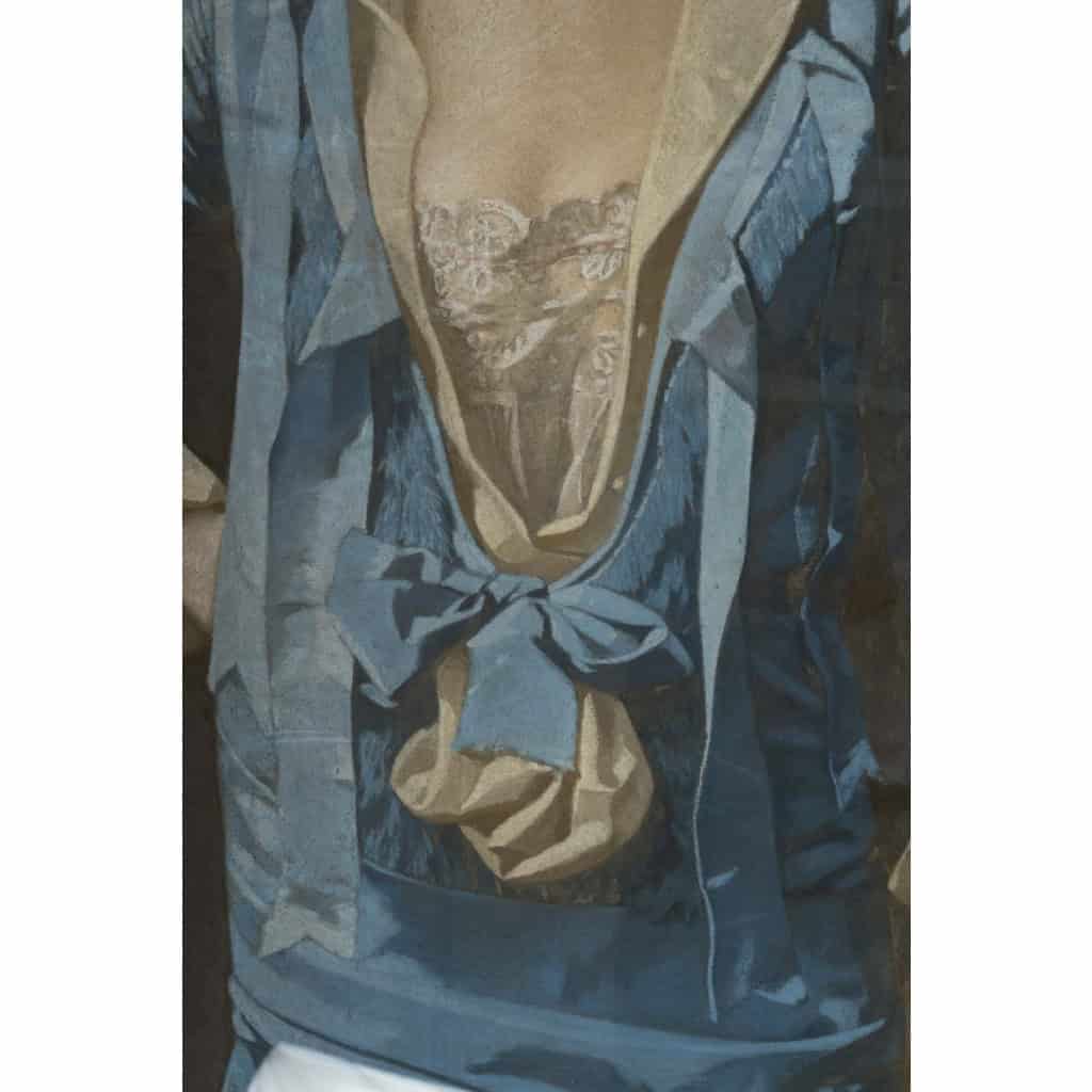 Pastel d’une jeune femme 1877