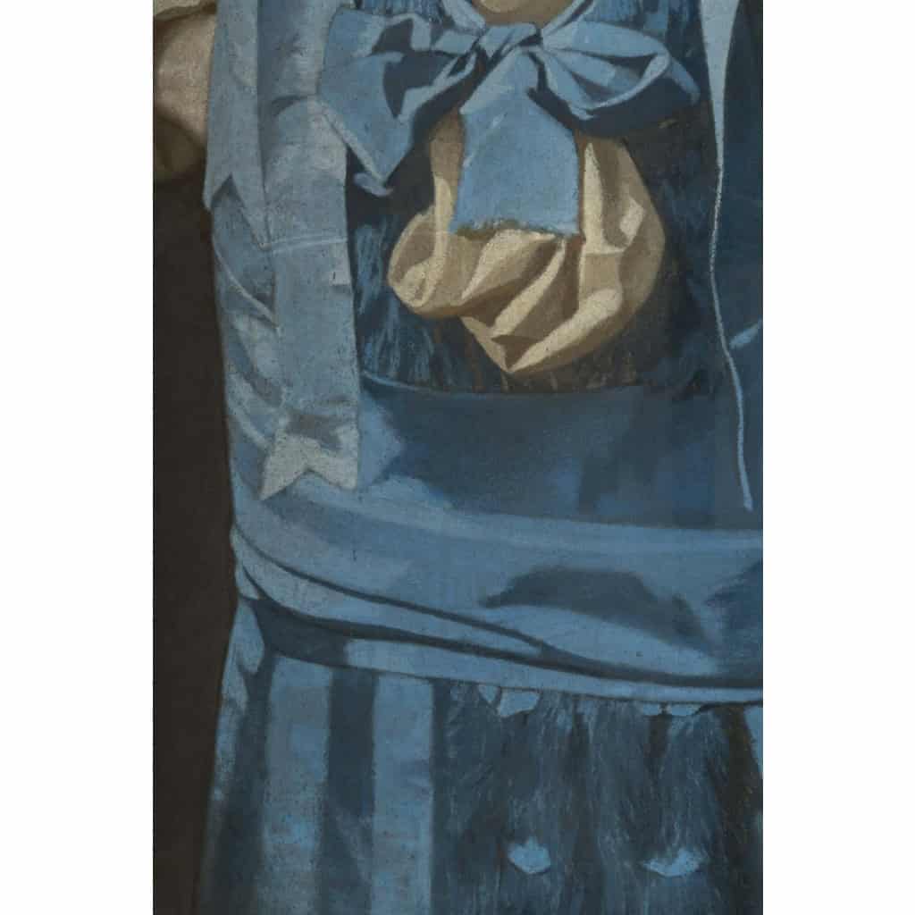 Pastel d’une jeune femme 1877