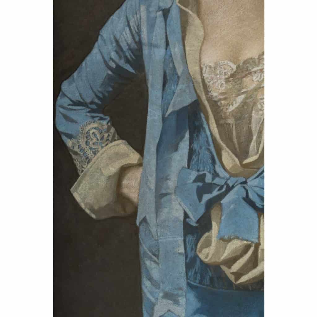 Pastel d’une jeune femme 1877