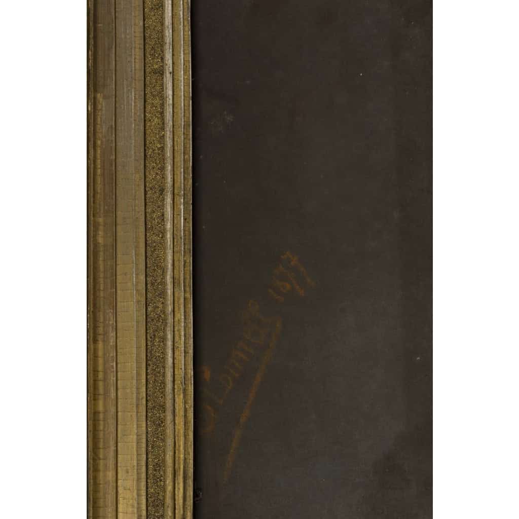 Pastel d’une jeune femme 1877