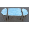 1950-70′ Table Tripartite en Laiton Style Maison Baguès 10