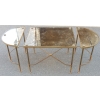 1950-70′ Table Tripartite en Laiton Style Maison Baguès 11