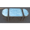 1950-70′ Table Tripartite en Laiton Style Maison Baguès 15
