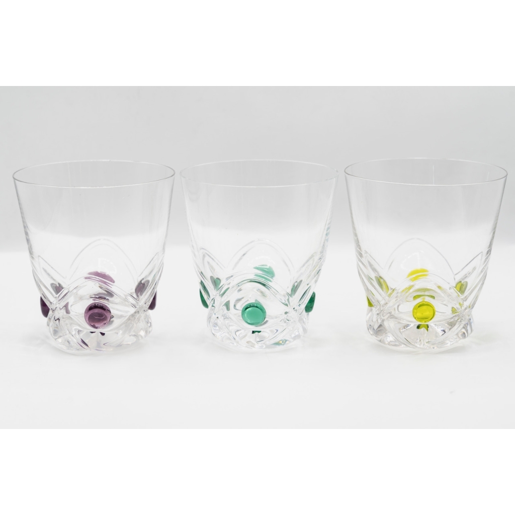 Lalique France ,1952, service Verres « FLORIDE » | Biron Lalique France ,1952, service Verres "FLORIDE"