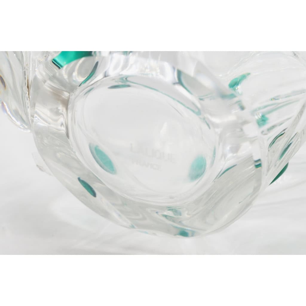 Lalique France ,1952, service Verres « FLORIDE » | Biron Lalique France ,1952, service Verres "FLORIDE"