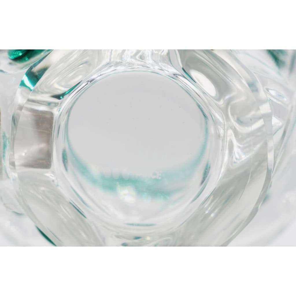 Lalique France ,1952, service Verres « FLORIDE » | Biron Lalique France ,1952, service Verres "FLORIDE"