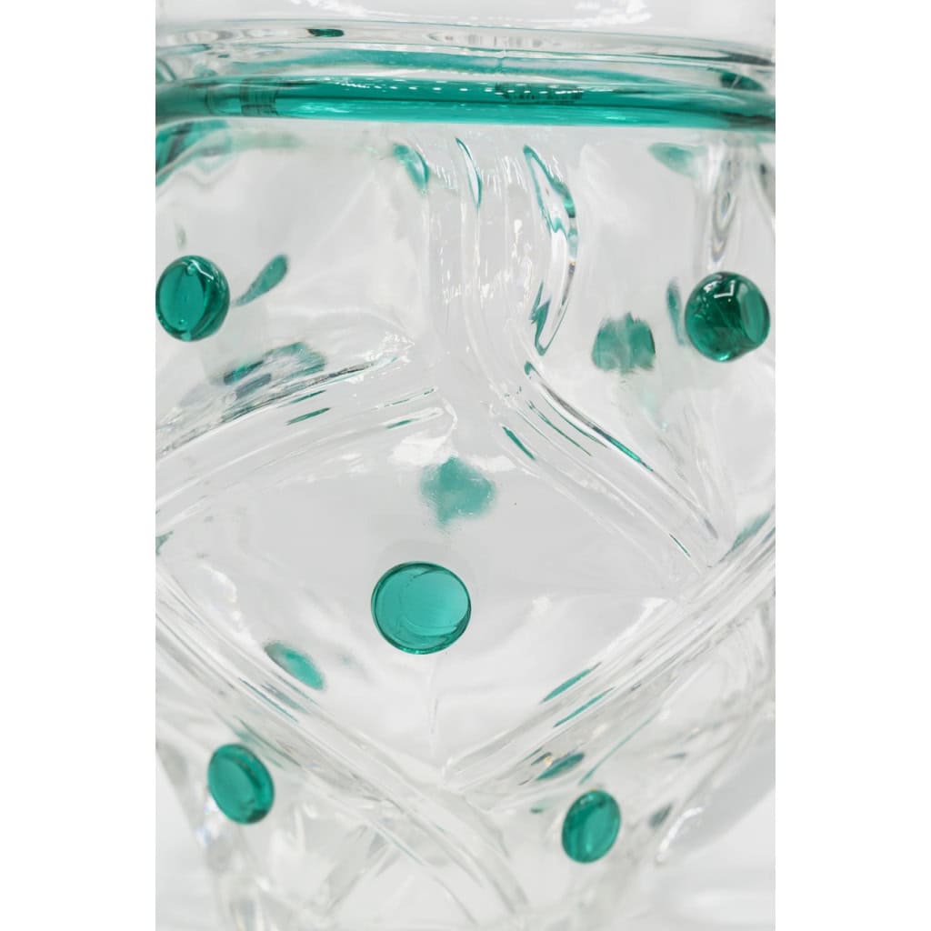 Lalique France ,1952, service Verres « FLORIDE » | Biron Lalique France ,1952, service Verres "FLORIDE"