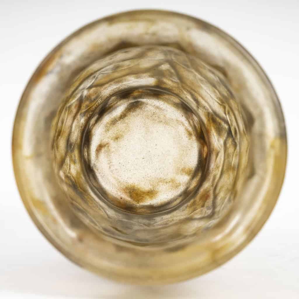 Gabriel Argy Rousseau – Vase Modèle « feuilles De Chardon », 1927 En Pâte De Verre Art Déco | Biron Gabriel Argy Rousseau - Vase Modèle « feuilles De Chardon », 1927 En Pâte De Verre Art Déco