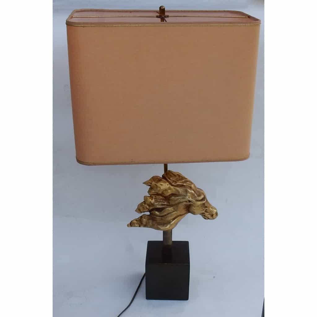 1970′ Lampe Décor De Tête De Cheval Bronze Doré DLG Duval Brasseur Non Signée | Biron |||||||||