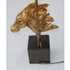1970′ Lampe Décor De Tête De Cheval Bronze Doré DLG Duval Brasseur Non Signée | Biron 1970′ Lampe Décor De Tête De Cheval Bronze Doré DLG Duval Brasseur Non Signée
