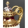 Grand Vase balustre Vienne à décor polychromes | Biron Grand Vase balustre Vienne à décor polychromes